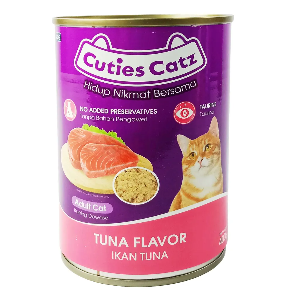 CUTIES CATZ CAN 400GM