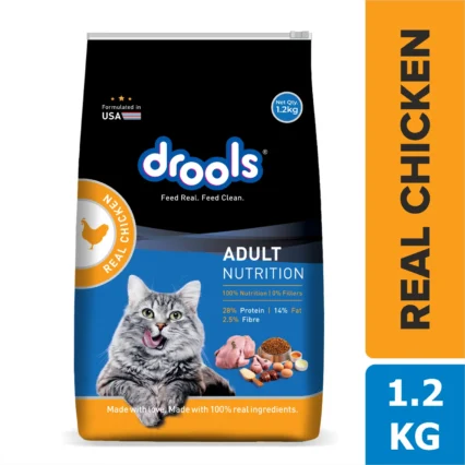 DROOLS CAT REAL CHKN 1.2KG