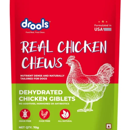DROOLS REAL CHKN CHEWS GIBLETS 70G