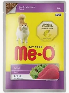 MEO ADULT WET TUNA GRAVY 80GM