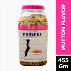 PUREPET TREAT MUTTON FLAV 455GM