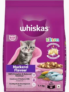 WHISKAS JNR OF 1.1KG