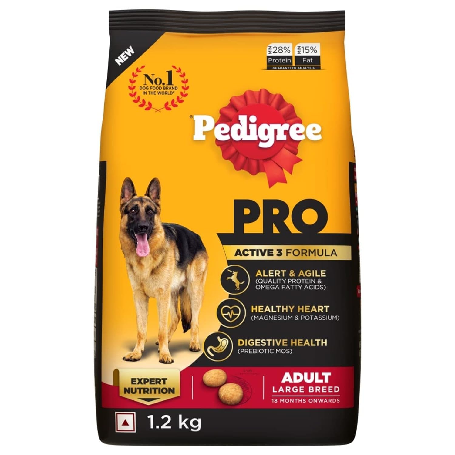 PED PRO ADULT LARGE BREED 1.2KG