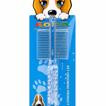 AODA PROGESSIONAL PET CARE TOOL GLASS DOUBLE COMB